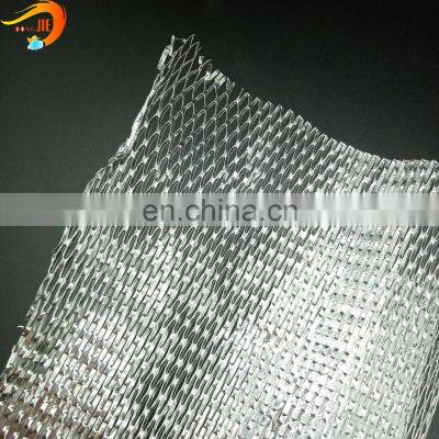 Self-stretch aluminum foil mesh for sound material