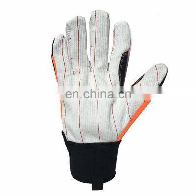 High Quality Cotton Palm Impact Gloves for Oil and Gas Industry Gloves photo-3