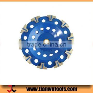7" Diamond cutting tools unthreaded hole PCD grinding disc