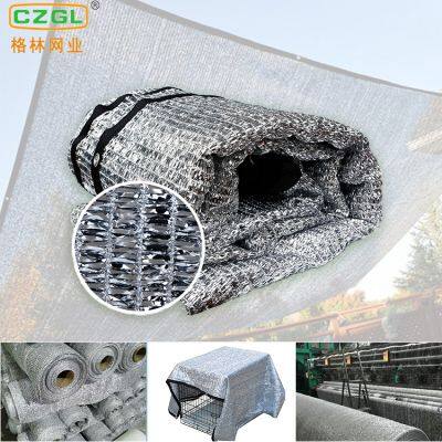 Customized Aluminum Foil Shading Net Sun Shade Sail Cloth For Plants And Car Parking photo-3