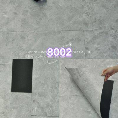 Marble PVC floor tile Guangdong factory wholesale LVT floor 2mm plastic floor block vinyl base brick