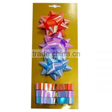 Colorful and Beautiful Ribbon Eggs and Star Ribbon Bows for Decoration Gift/Presant/Flowers