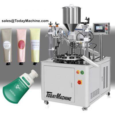 Shampoo Lotion Cosmetic Cream Soft Tube Filling Sealing Machine