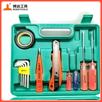 17-Piece Home Multifunctional Tool Set Repair Tool Combination Package Mixed Tool Set Hand Tool Kit With Plastic Toolbox Storage Case photo-4