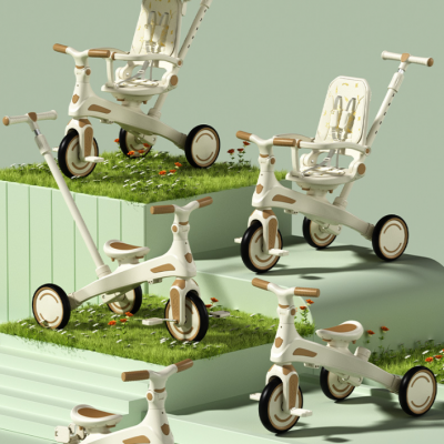 Kinderfahrrad mit drei R?dern, Balancebike, multifunktionales Vier-in-eins-Balancefahrrad für Babys (Wechat: 13510231336)