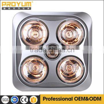 Ceiling mounted Electric golden infrared bathroom heater fan heater light 3 in 1                        
                                                Quality Choice