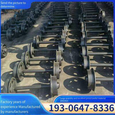 Cast Steel Thickened Mine Car Wheel Sets for Underground Coal Mines, 900mm Gauge Track Wheels, Solid Wheels, Kiln Wheels, Flatbed Wheels photo-2