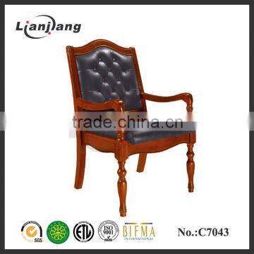 Luxurious solid wood vintage office chair