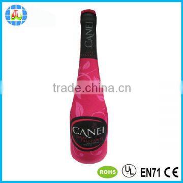 promotional custom logo neoprene wine tote for Champagne