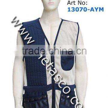 Mesh/Cotton Shooting Vests, Mesh Shooting Gloves, Hunting Mesh Vests