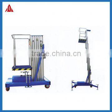 protable mobile hydraulic lifting platform single mast aluminum alloy lift platform