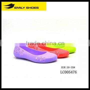 girl hot sell nice jelly flat sandal