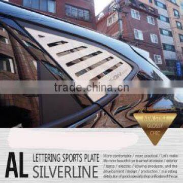 Hyundai Tucson 2016 AL Silver Line C Pillar Sports Plate