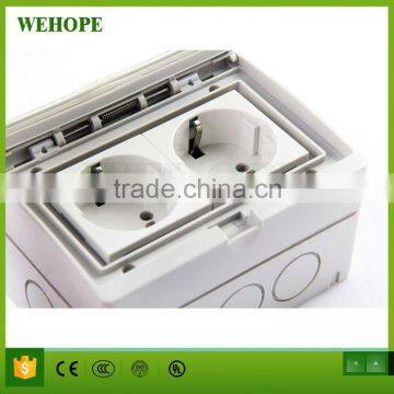 Long Lifetime Waterproof Electrical Sockets