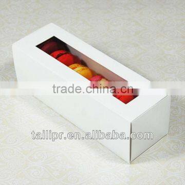 Window macarons box