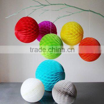 Hanging Honeycomb Flower Ball Wedding Anniversary Decoration Tissue Paper Honeycomb Balls