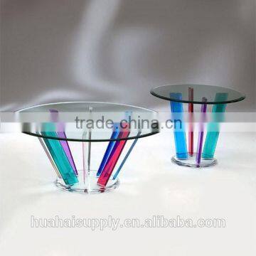 acrylic furniture glass dining table