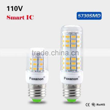 Newest Smart IC No Flicker Lampada Led Lamps E27 220v 110V 127V Led Light 24Led 36Led 48Led 56Led 72Leds Candle Lighting