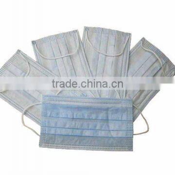 Three-layer non-woven face mask