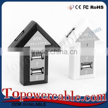 Portable Multi Usb Charger Mirco Usb 2.0 4 Port Spliter Hub For Samsung photo-3