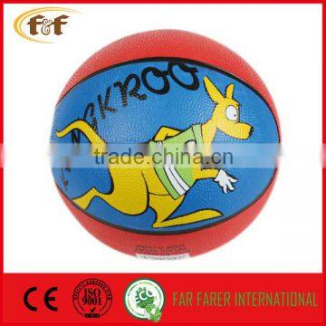 kangaroo rubber basketball /printing basketball