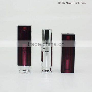 Square lipstick case, custom design lipstick container (590PD-SN40326)