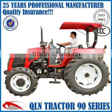 Fixed/Swing Drawbar Closed 4-planetary Gears QLN 85hp 4*4 farm tractor