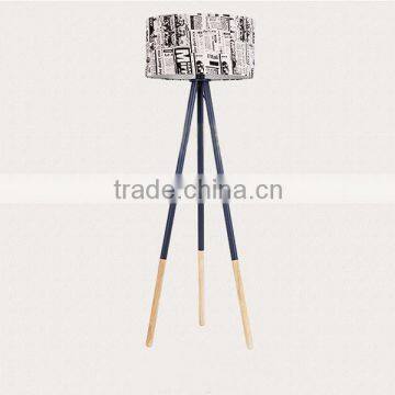 traditional wooden floor lamp with tripod wood floor lamp