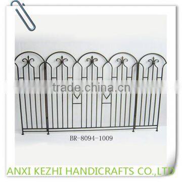 Iron Garden Trellis Screen / Patio Screen, Silver