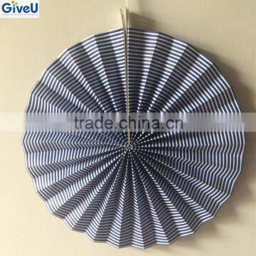 Party Decoration Customized Hot Sale Hanging Round Paper Fans Gifts Wedding