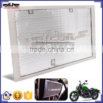 BJ-RG-KA005 Top Quality Stainless Steel Motorbike Motorcycle Radiator Protector for Kawasaki VN650 2014