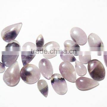 Amethyst lace agate Natural Gemstone Cabochons