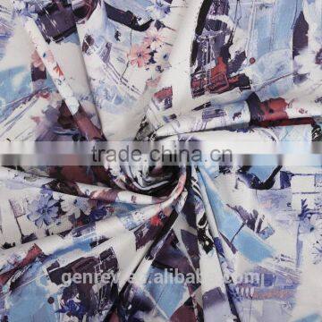Factory Direct Sale Digital Print Polyester Fabric Digital Print Poly Knit Fabric photo-2