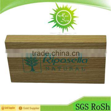 Manufacturer Wood Logo Block with OEM/ODM