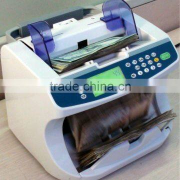 (Hot sale!!!) money counter/money counting machine with UV,MG/MT,IR counterfeit detection for most currency