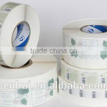 new design high quality self barcode adhesive label