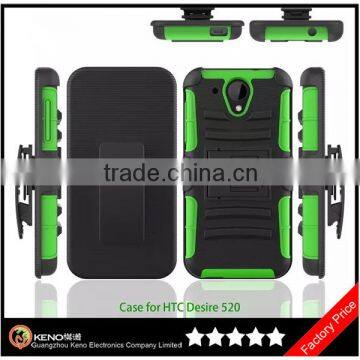 Keno PC+Silicone Back Cover for HTC Desire 520, PC+Silicone for HTC Desire 520 Case