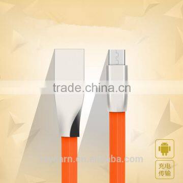 NEW design diamond shaped Aluminum Alloy High Speed USB 2.0 a Male to Micro B Sync Charge Cables and Micro USB Cable for Android