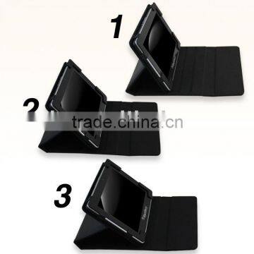 BLACK LEATHER COVER CASE FOR BLACKBERRY PLAYBOOK TABLET