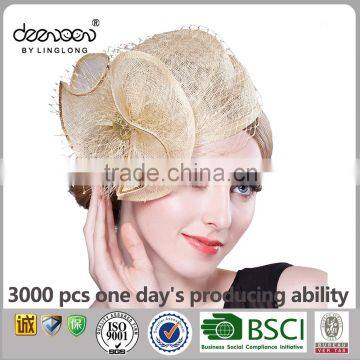 Women 100% Philippine Sinamay Bridal Hair Fascinators And Hats