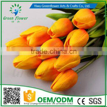 Home Decoration Occasion and Decorative Flowers & Wreaths Type 35CM mini tulip Real Touch for Home Weddings decorations