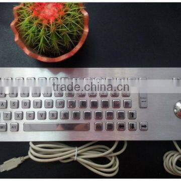 Waterproof Metal Keys Computer Keyboard