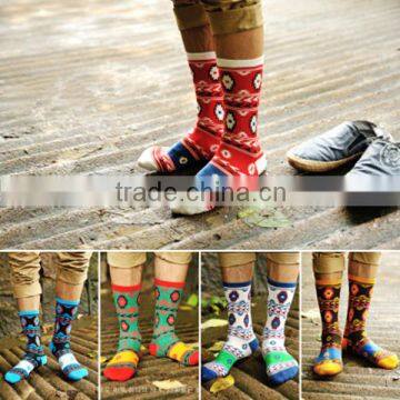 Designed your own mid-calf fashion colored socks of men                        
                                                Quality Choice