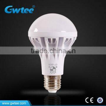 7W, aluminum + plastic bulb, E27 led bulbs , 230 beam angle aluminum bulb