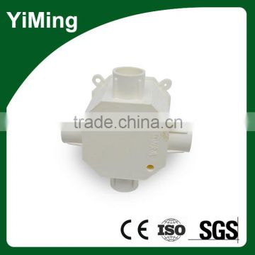 YiMing pvc anise box/lamp holder box 7 inch pvc pipe