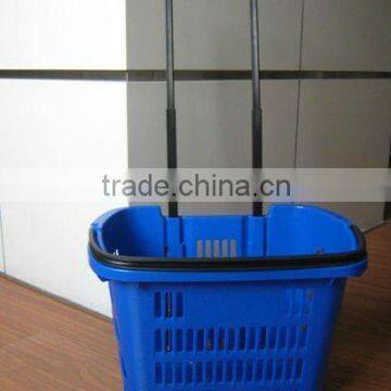 Plastic Supermarket Shopping Basket trolley basket