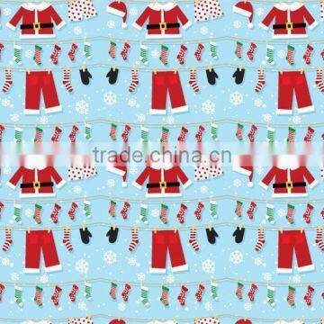 Christmas costume design gift wrapping paper