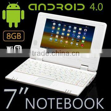 7inch Allwiner A10 Android 4.0 Mini Laptop