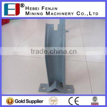 Long Lifespan Carbon Steel Troughed Bottom Trestles For Supporting Belt Conveyor Idler Roller