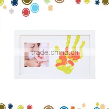 High quality newborn baby frame photo handprint solvent ink